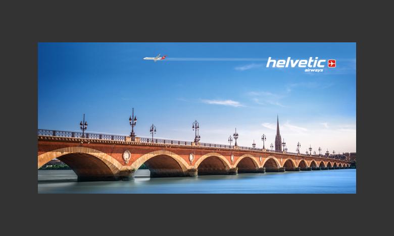 Bordeaux mit Helvetic Airways